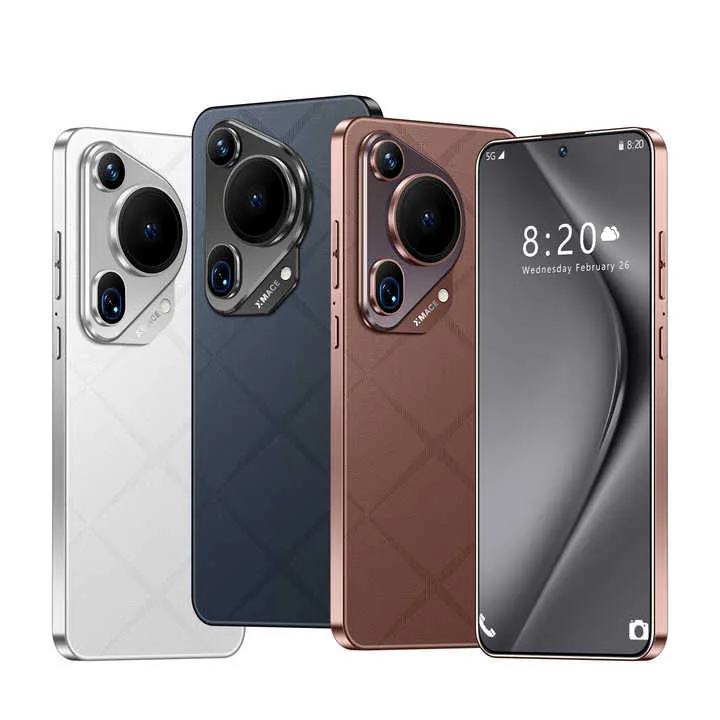 هاتف ذكي P70 يعمل بنظام أندرويد 13 بشاشة عالية الدقة 16 جيجابايت   1 تيرابايت  Wholesale P70 Android 13 Smartphone HD Screen 16G 1TB