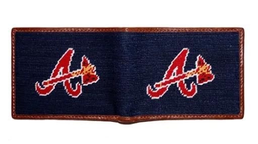 Atlanta Braves Needlepoint Bi-Fold Wallet