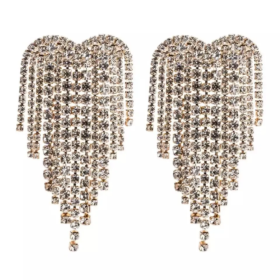 BIG HEART DROP EARRINGS