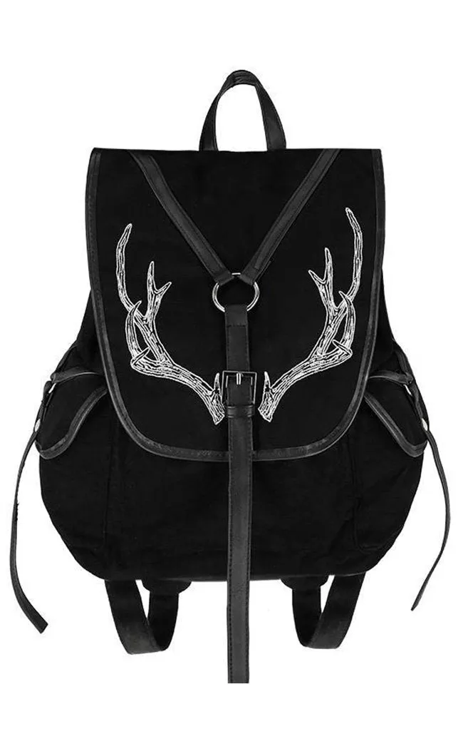 Black Antlers Backpack