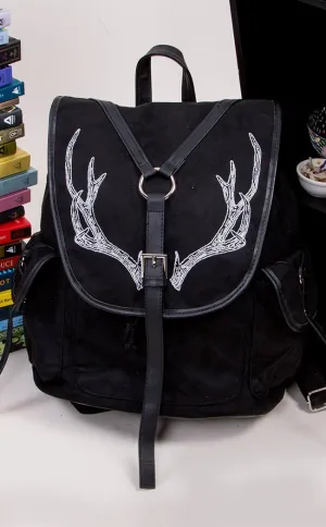 Black Antlers Backpack