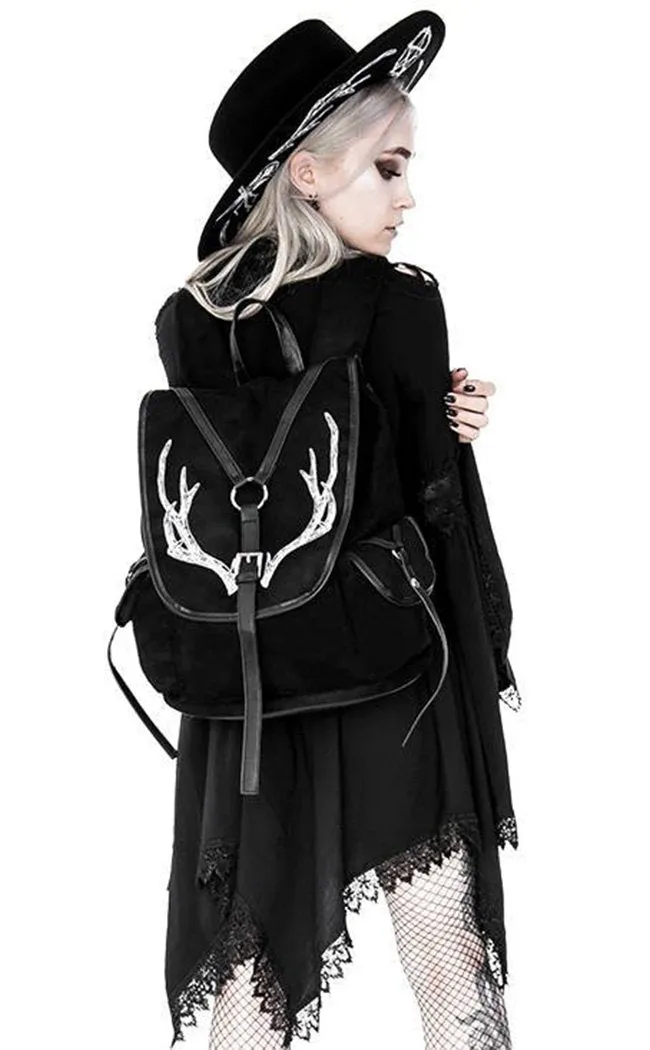 Black Antlers Backpack
