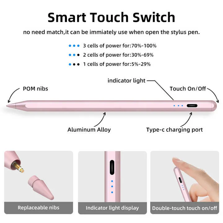 Brand New Arrival Original Fast Charging-قلم ستايلس نشط