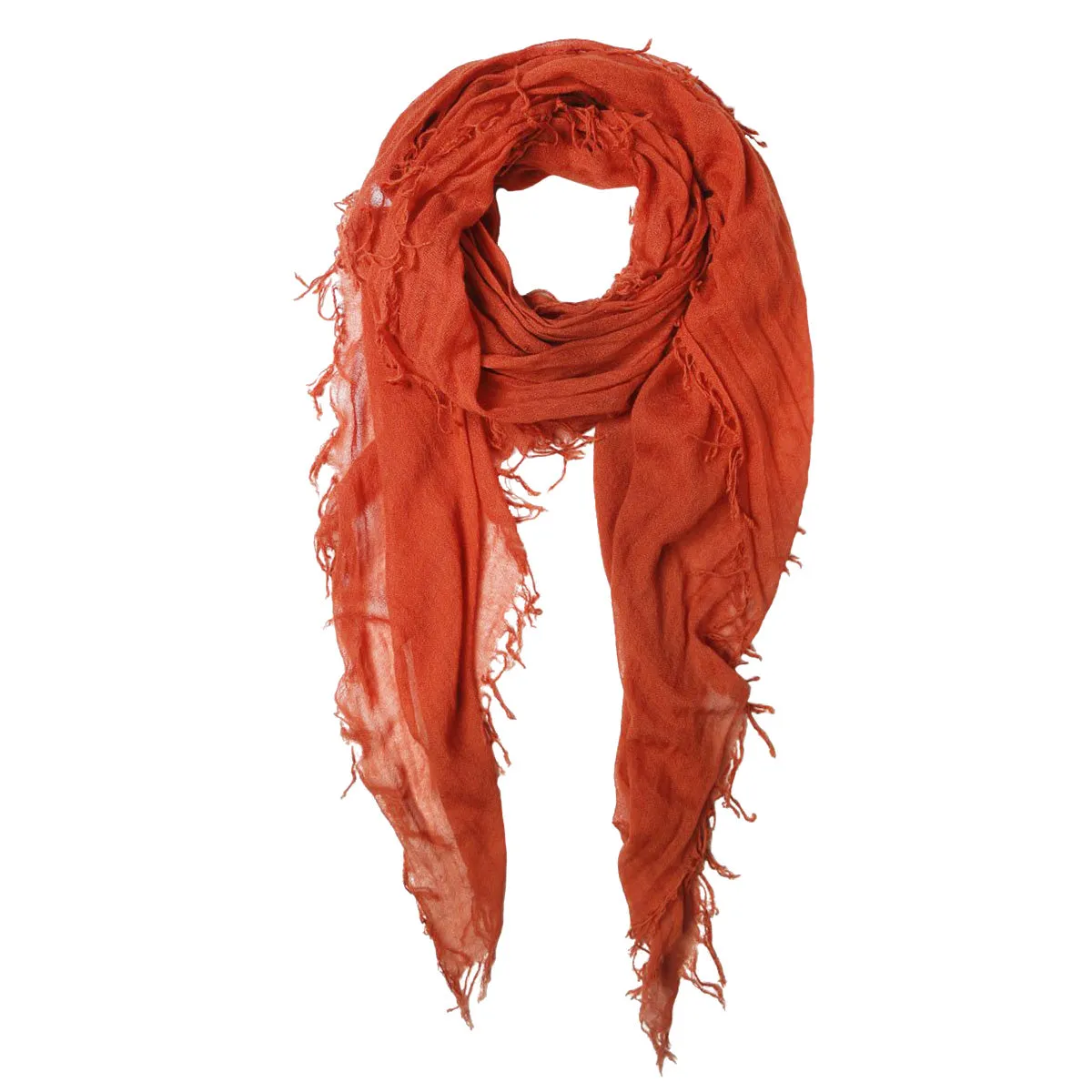 Chan Luu Scarf Soft Cashmere Silk Wrap Auburn