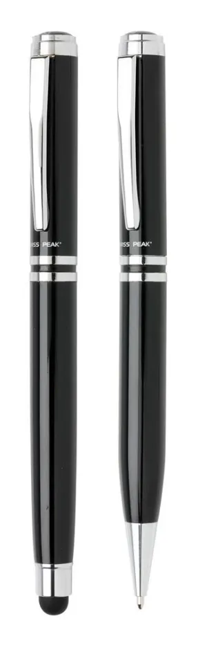 DUSCO SET - Swiss Peak Executive Pen Set - Black/Silver