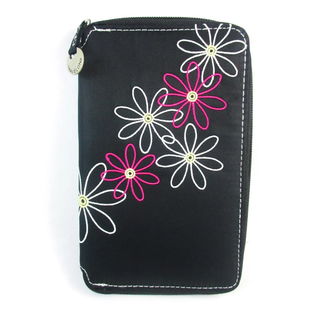 Family Passport Holder RFID Blocking ID Wallet Compact Travel Case Travelon New