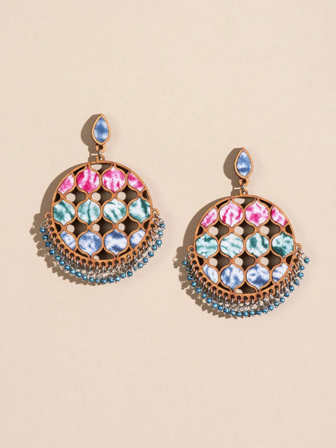 Handcrafted Statement Earrings Multicolor