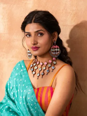Handcrafted Statement Earrings Multicolor