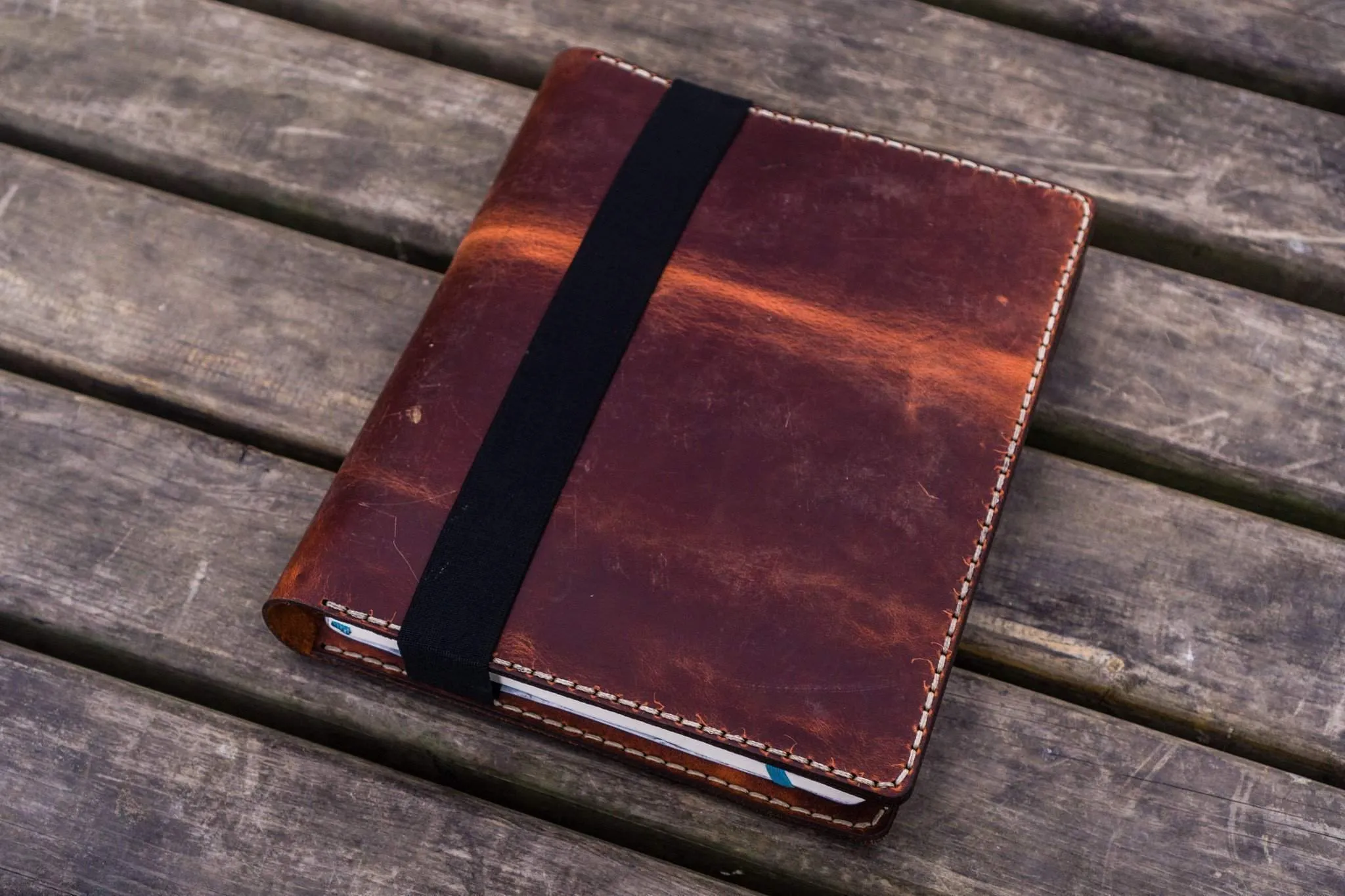 iPad Pro 11 - Pro 10.5 and B5 size Notebook Cover - Crazy Horse Orange