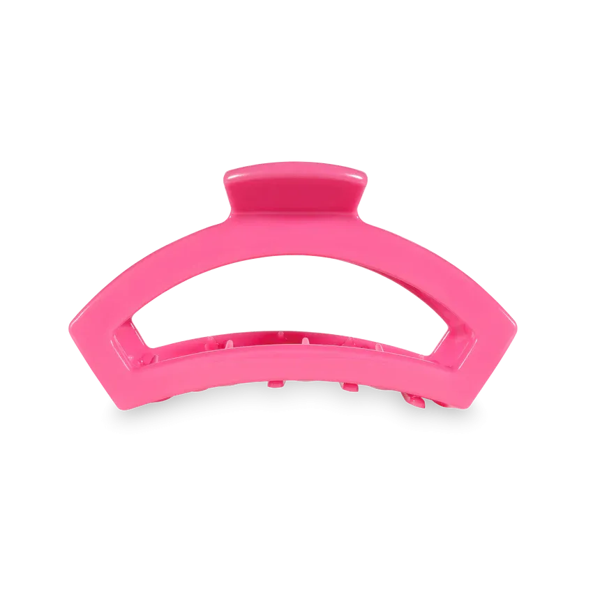 Medium Teleties Open Claw Clip - Paradise Pink