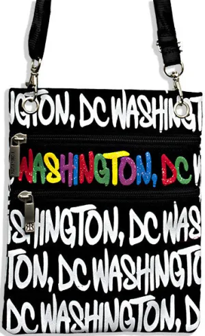 NWDC19 Robin Ruth Neck Wallet - Washington DC Black/White/Multi