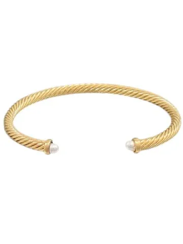 Stella Dainty Bracelet - Gold & Pearl