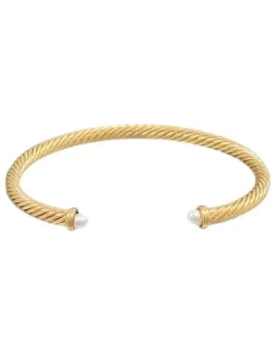 Stella Dainty Bracelet - Gold & Pearl