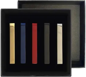 Tie Clips for Men Tie Bar Clip Set for Regular Ties Necktie Wedding Business Tie Pin Clips